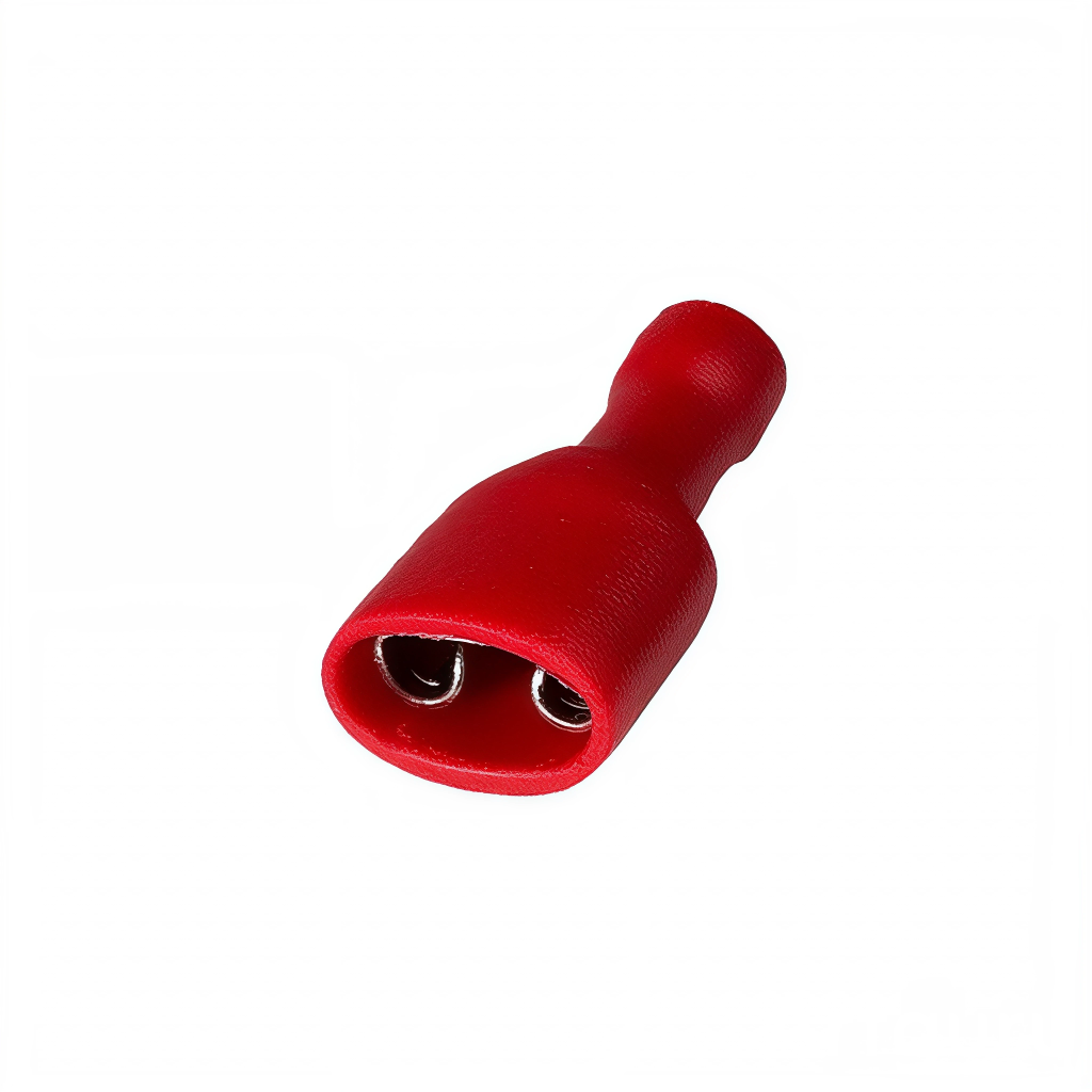 hembra insulated terminal red